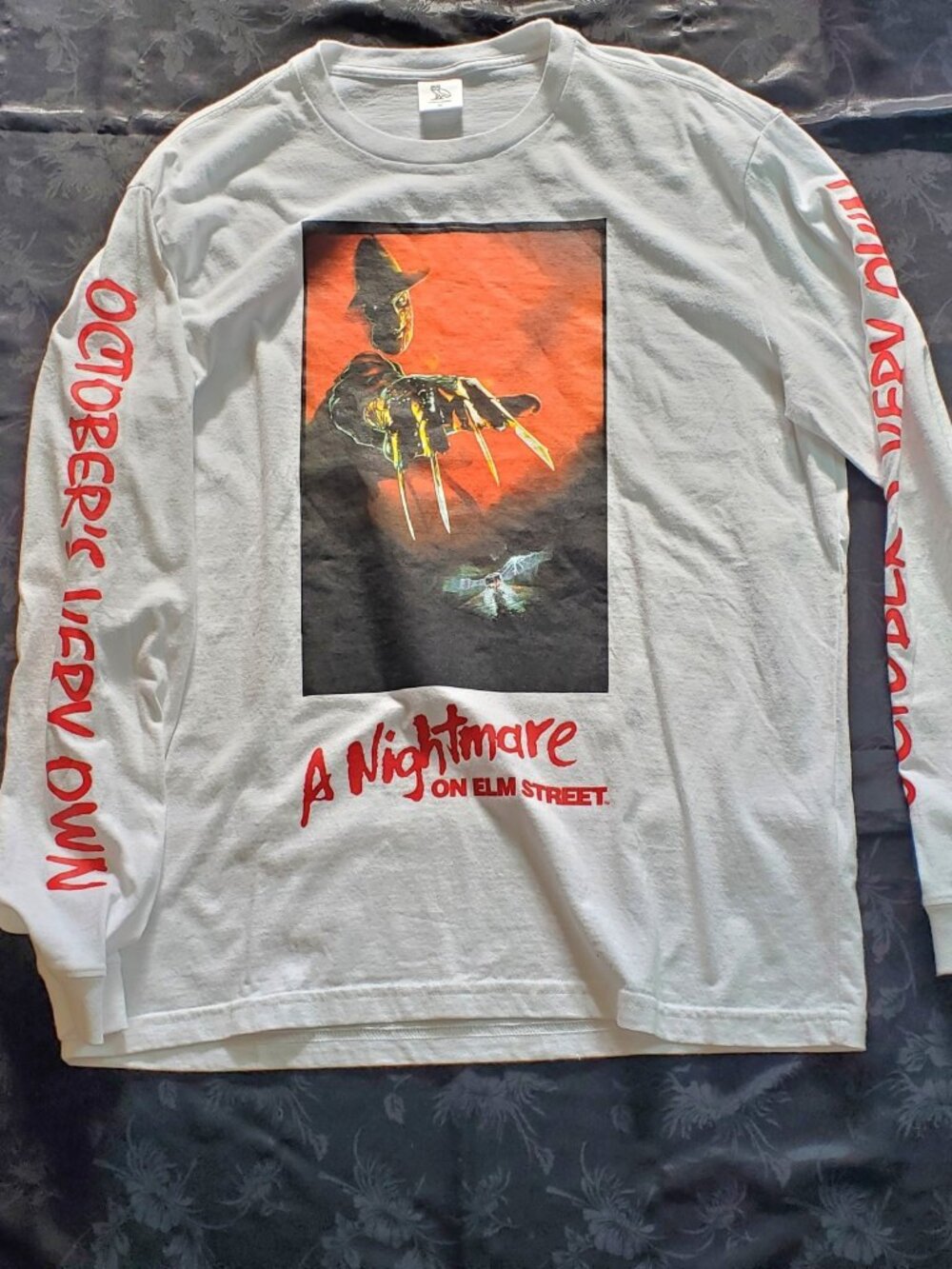 OVO A Nightmare On Elm Street T-shirt Men's Medium Longsleeve October's Very Own
